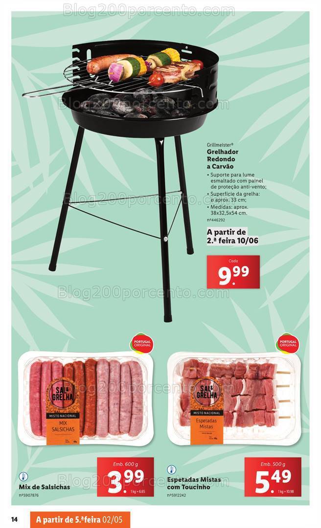 Antevisão Folheto LIDL Verão Promoções a partir de 29 abril