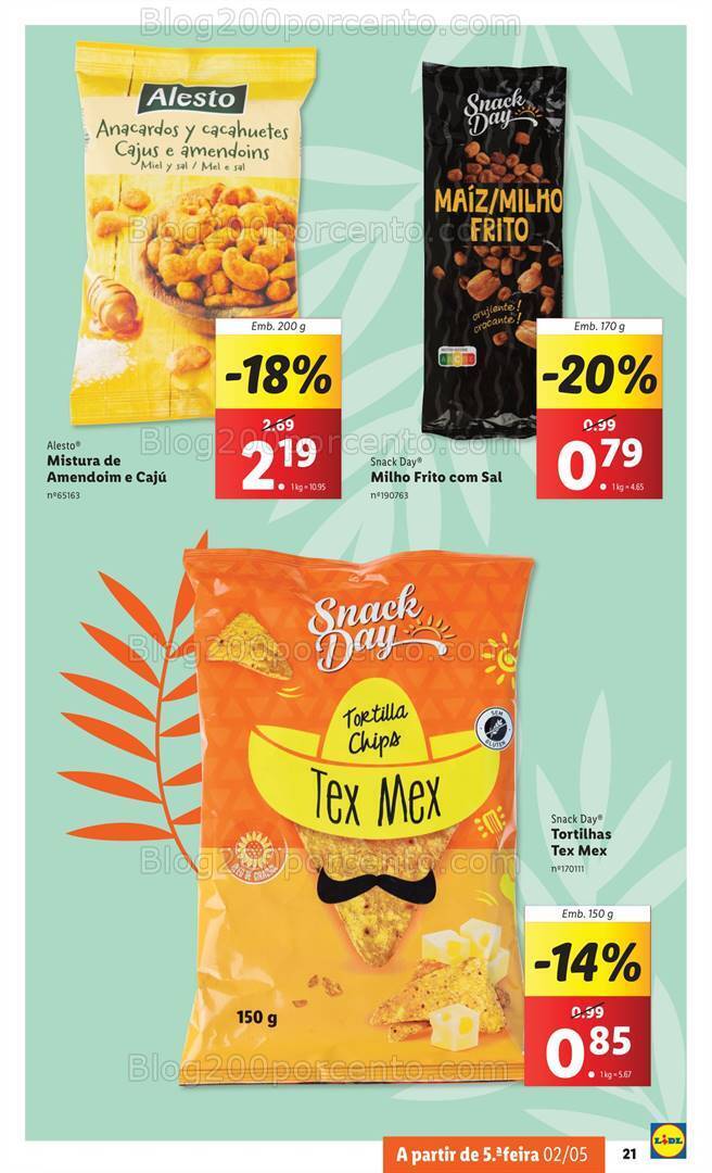 Antevisão Folheto LIDL Verão Promoções a partir de 29 abril