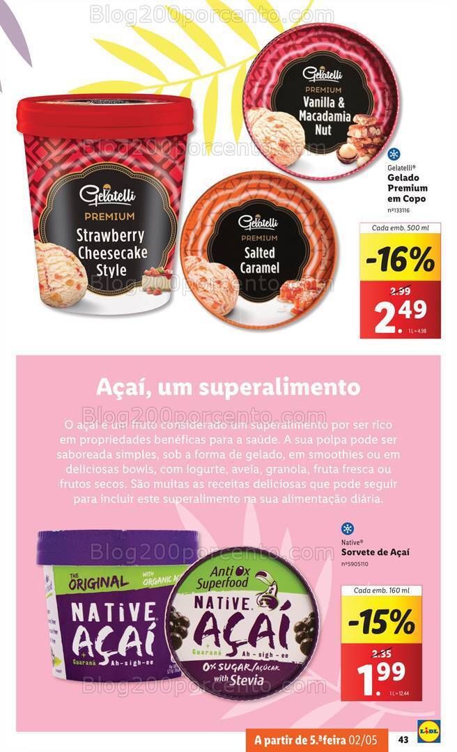 Antevisão Folheto LIDL Verão Promoções a partir de 29 abril