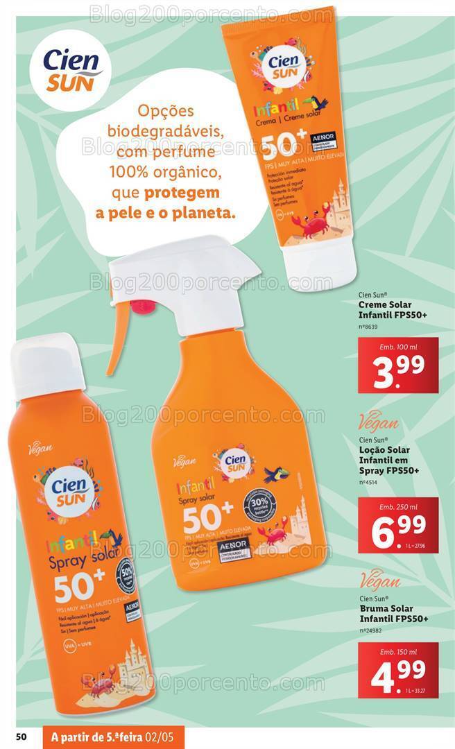 Antevisão Folheto LIDL Verão Promoções a partir de 29 abril