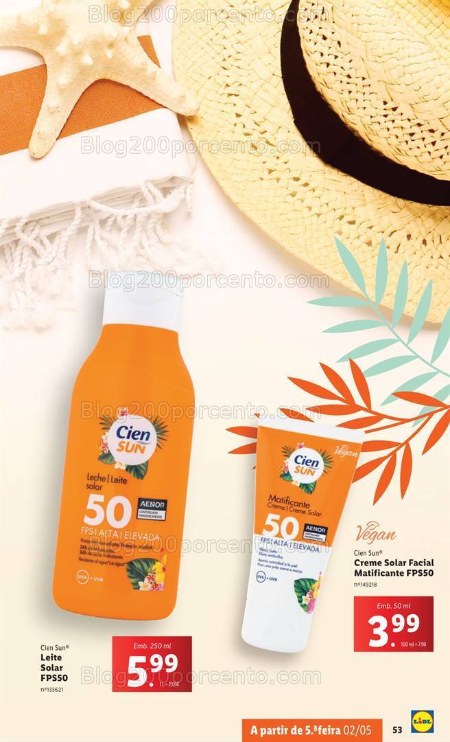Antevisão Folheto LIDL Verão Promoções a partir de 29 abril
