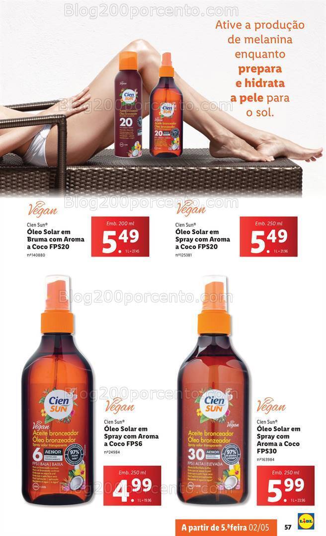 Antevisão Folheto LIDL Verão Promoções a partir de 29 abril
