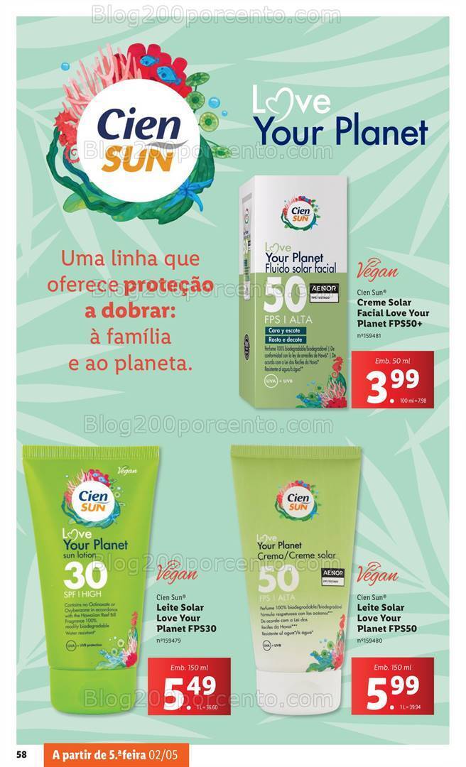 Antevisão Folheto LIDL Verão Promoções a partir de 29 abril