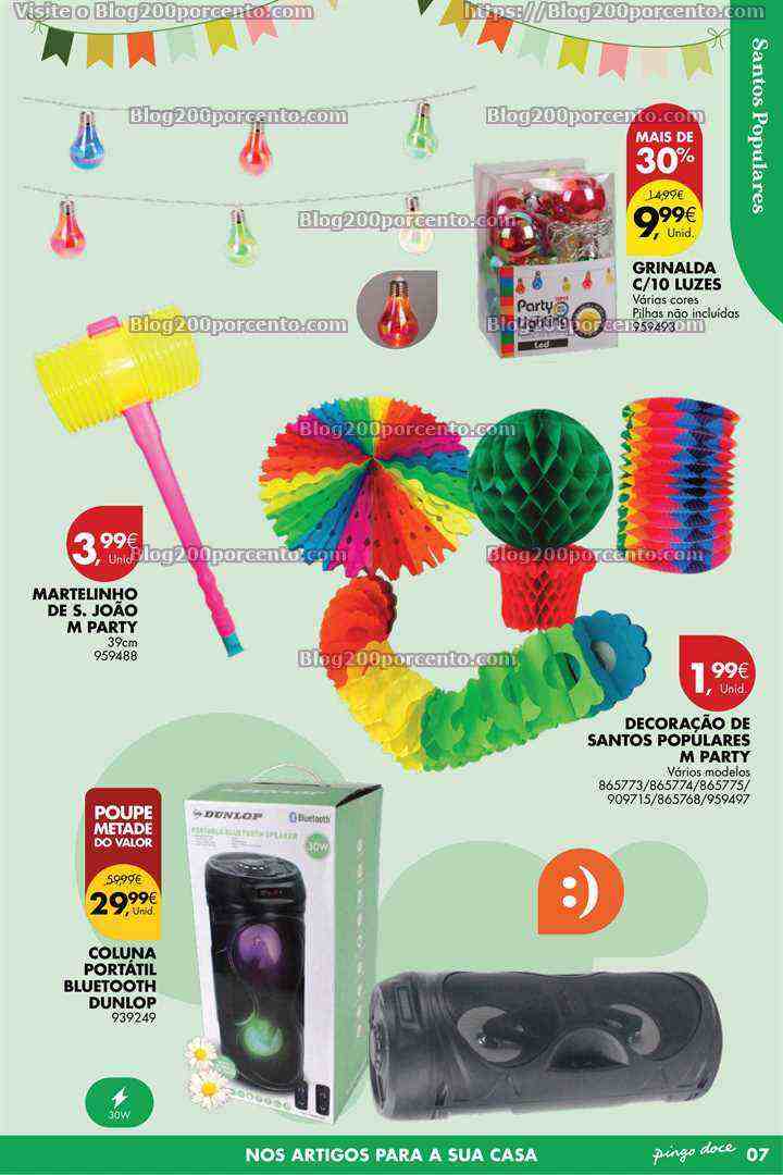 Antevisão Folheto PINGO DOCE Bazar Verão Promoções de 6 a 26 junho