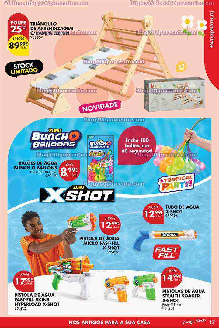 Antevisão Folheto PINGO DOCE Bazar Verão Promoções de 6 a 26 junho