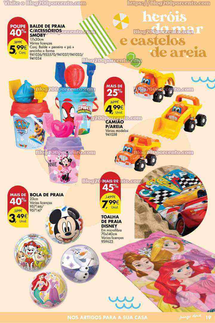 Antevisão Folheto PINGO DOCE Bazar Verão Promoções de 6 a 26 junho