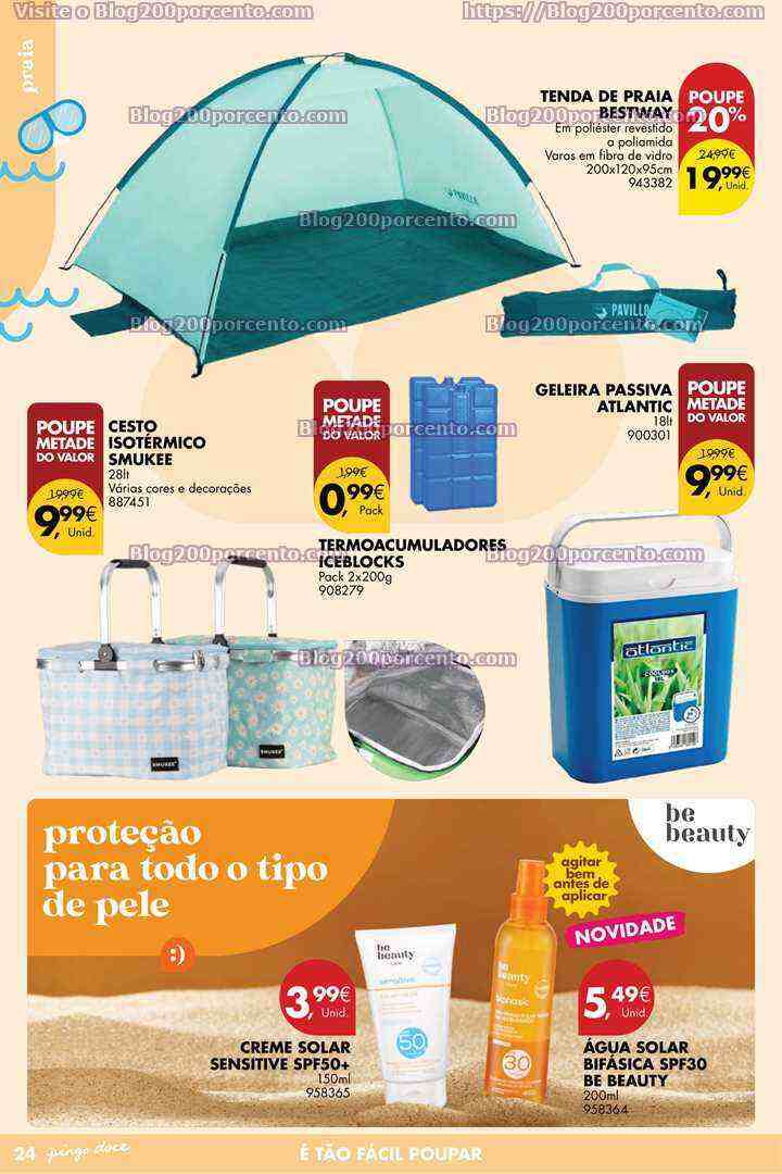 Antevisão Folheto PINGO DOCE Bazar Verão Promoções de 6 a 26 junho