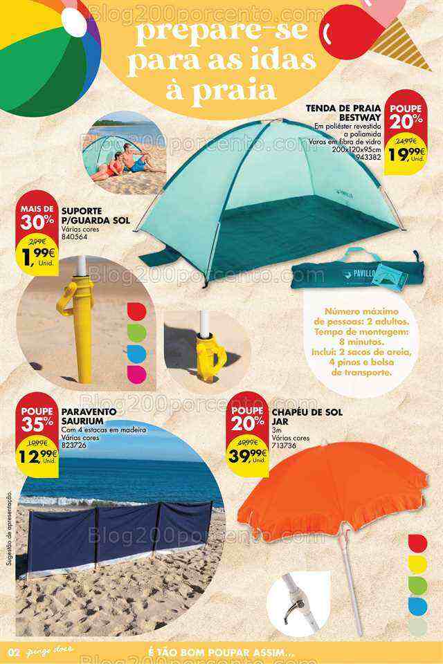 Antevisão Folheto PINGO DOCE Bazar Verão Promoçóes de 27 junho a 17 julho
