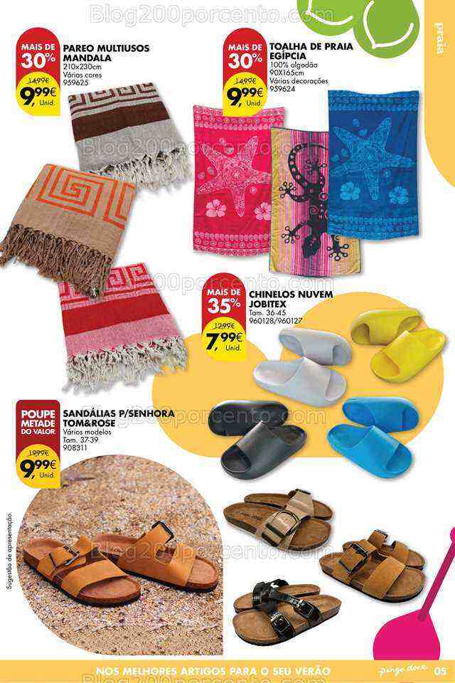 Antevisão Folheto PINGO DOCE Bazar Verão Promoçóes de 27 junho a 17 julho