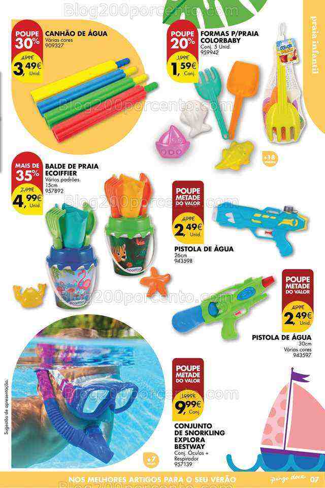 Antevisão Folheto PINGO DOCE Bazar Verão Promoçóes de 27 junho a 17 julho