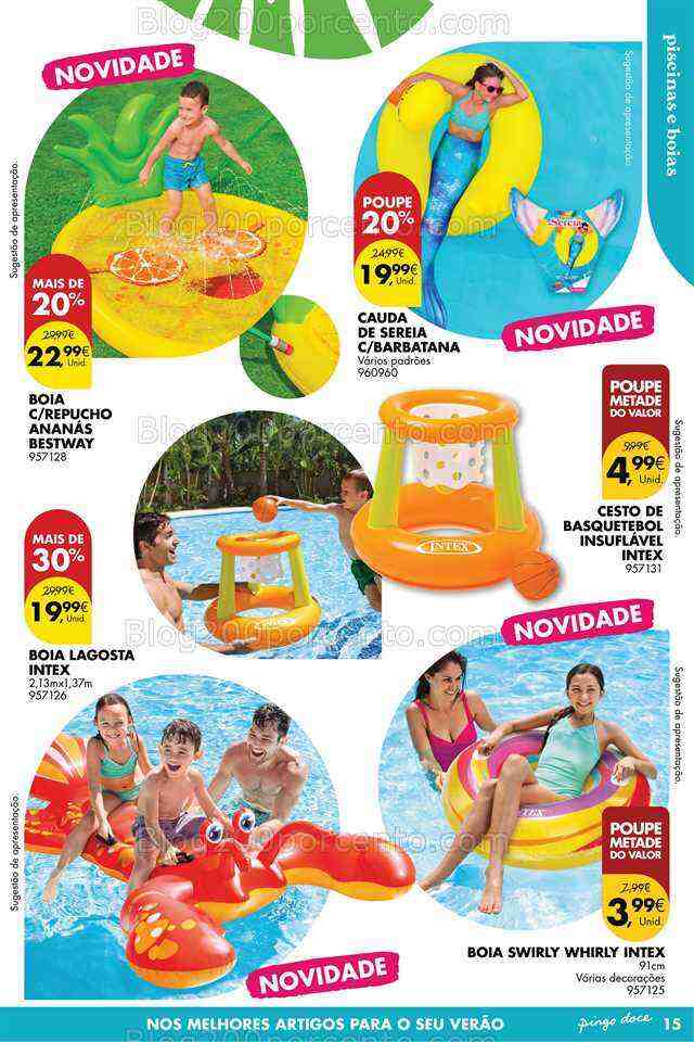 Antevisão Folheto PINGO DOCE Bazar Verão Promoçóes de 27 junho a 17 julho