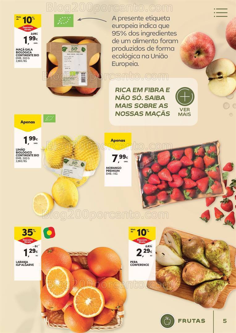 Antevisão Folheto CONTINENTE Vida Saudável Promoções de 16 a 28 janeiro