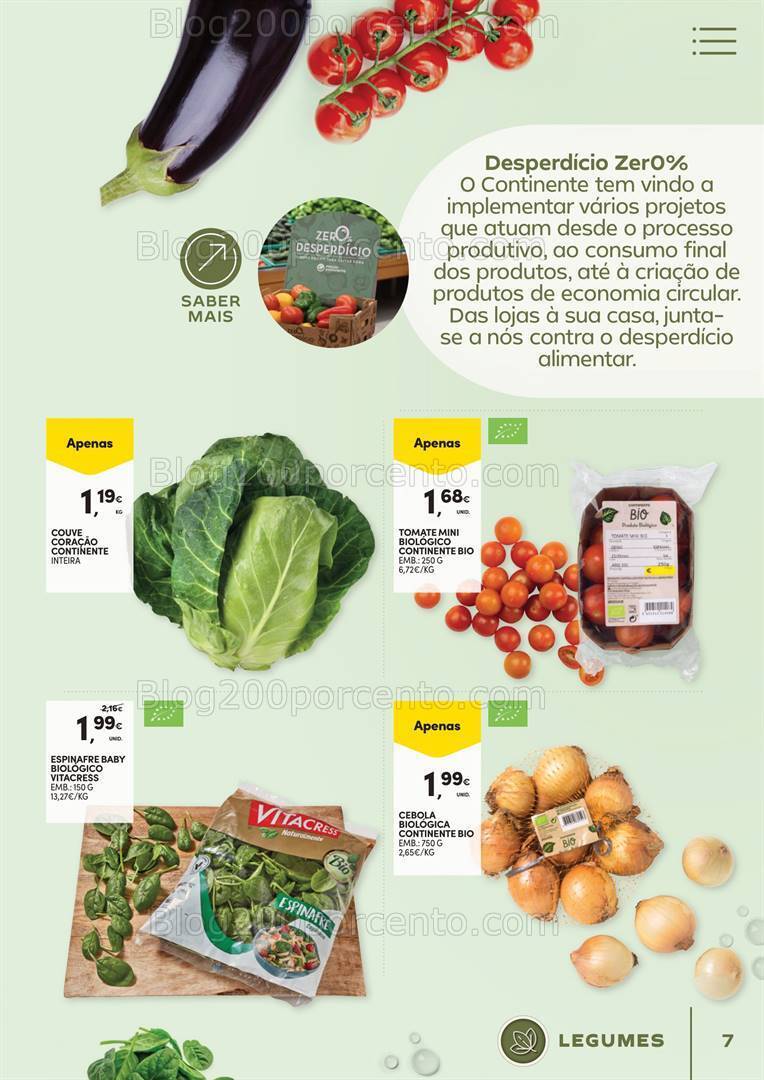 Antevisão Folheto CONTINENTE Vida Saudável Promoções de 16 a 28 janeiro