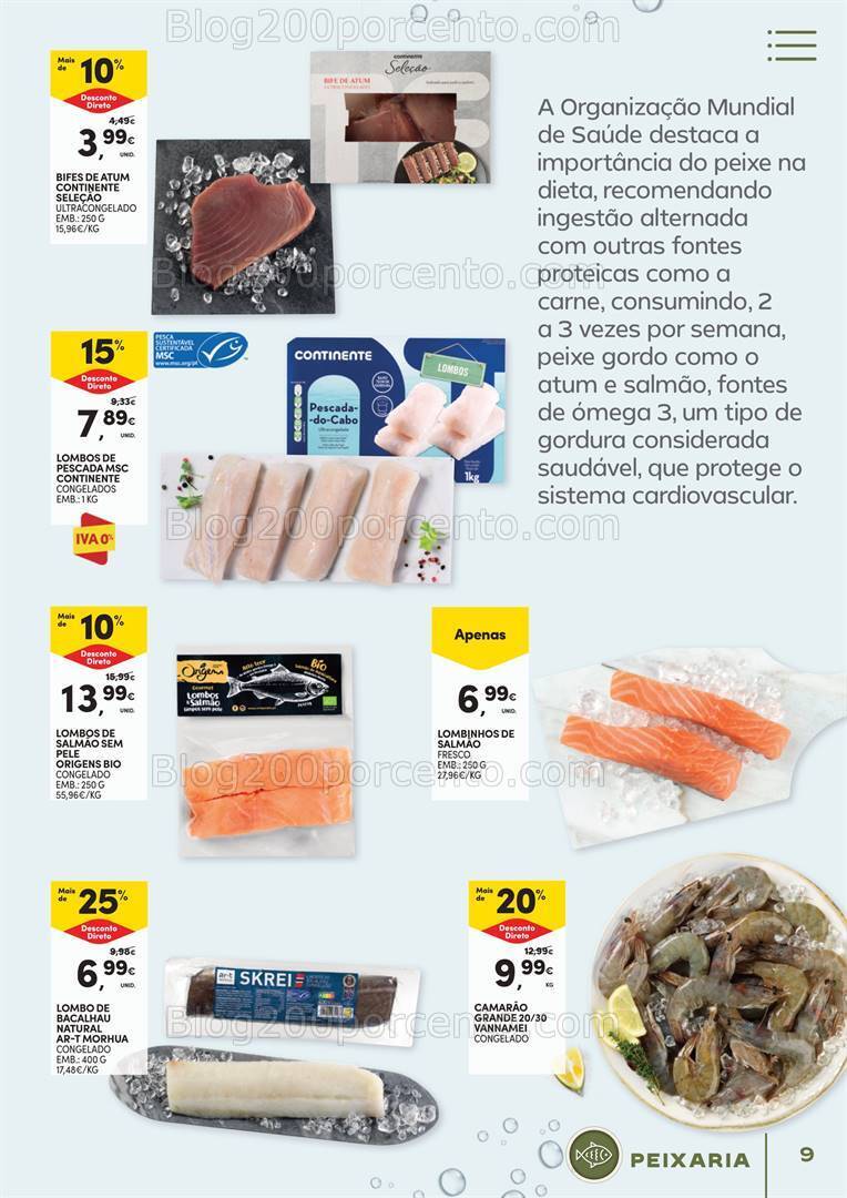 Antevisão Folheto CONTINENTE Vida Saudável Promoções de 16 a 28 janeiro