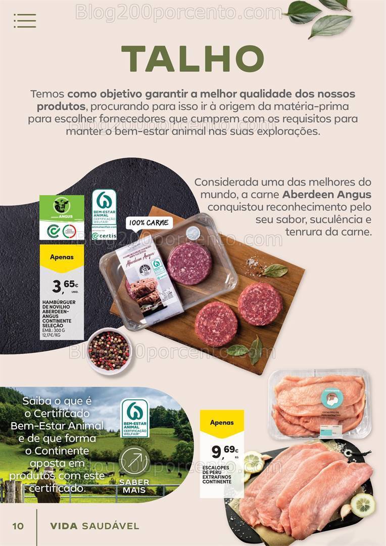 Antevisão Folheto CONTINENTE Vida Saudável Promoções de 16 a 28 janeiro