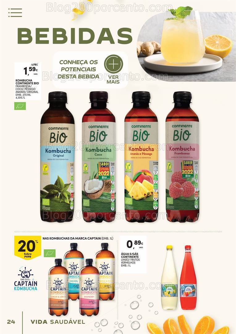 Antevisão Folheto CONTINENTE Vida Saudável Promoções de 16 a 28 janeiro