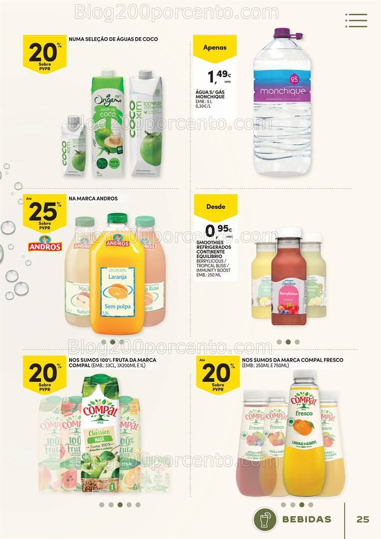 Antevisão Folheto CONTINENTE Vida Saudável Promoções de 16 a 28 janeiro