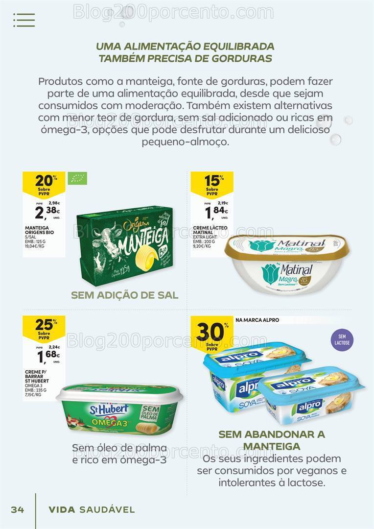 Antevisão Folheto CONTINENTE Vida Saudável Promoções de 16 a 28 janeiro