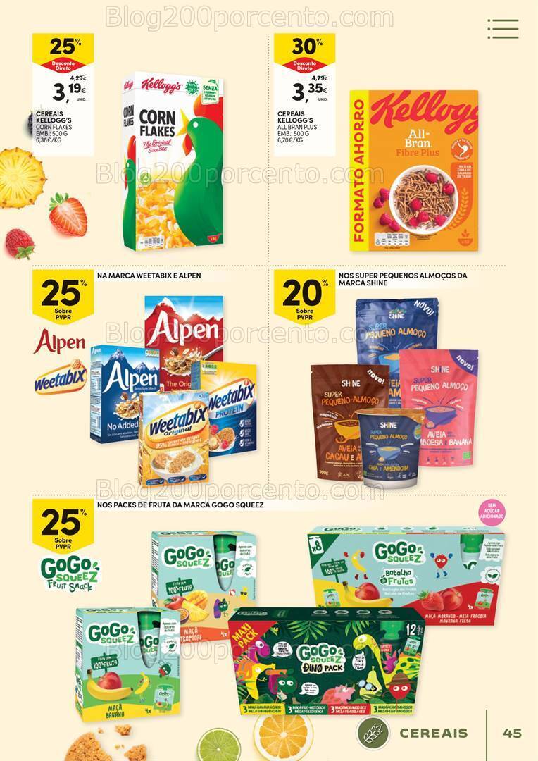 Antevisão Folheto CONTINENTE Vida Saudável Promoções de 16 a 28 janeiro