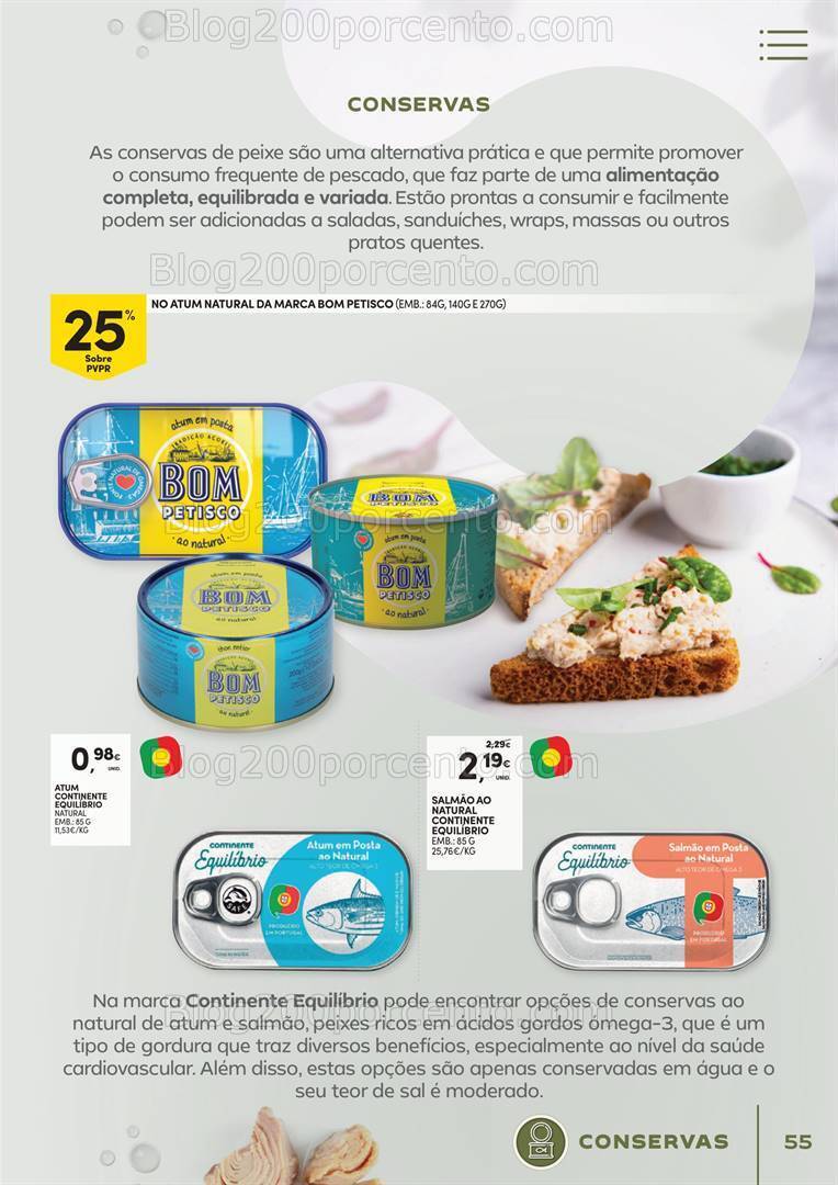 Antevisão Folheto CONTINENTE Vida Saudável Promoções de 16 a 28 janeiro