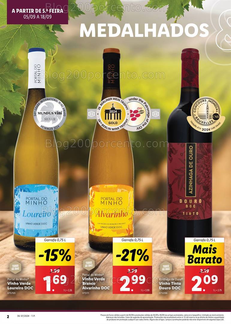 Antevisão Folheto LIDL Extra Promoções de 5 a 18 setembro