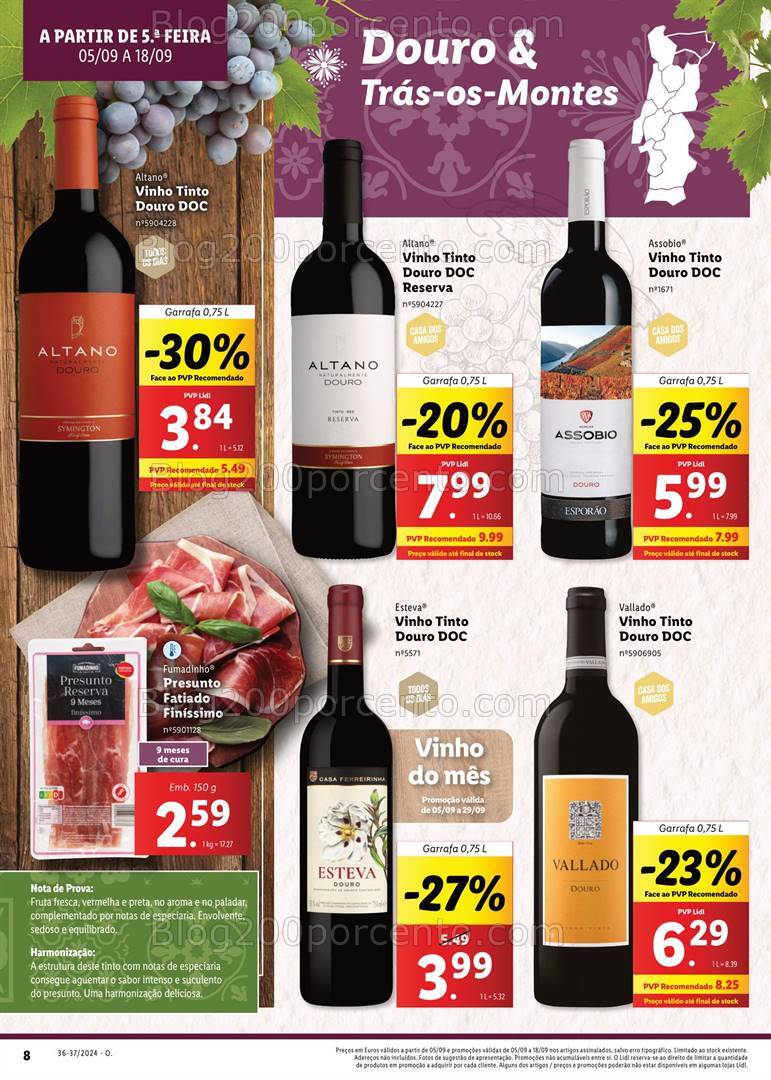Antevisão Folheto LIDL Extra Promoções de 5 a 18 setembro