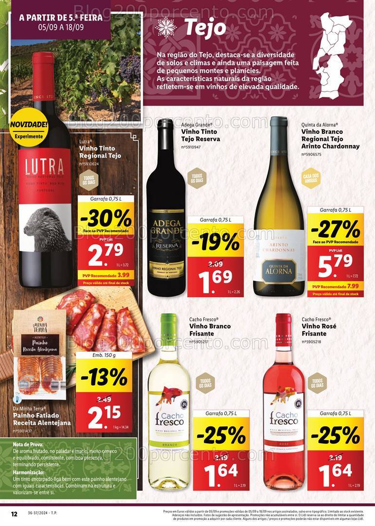 Antevisão Folheto LIDL Extra Promoções de 5 a 18 setembro
