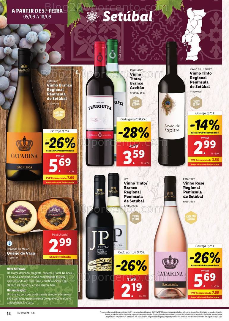 Antevisão Folheto LIDL Extra Promoções de 5 a 18 setembro