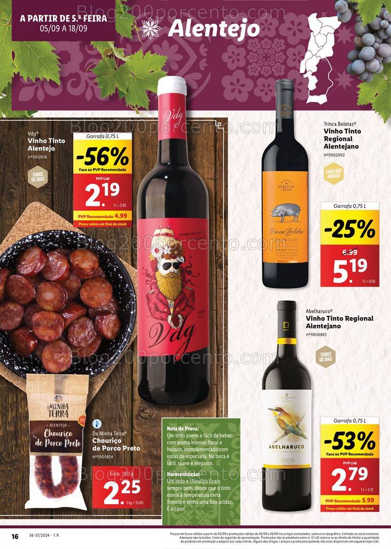 Antevisão Folheto LIDL Extra Promoções de 5 a 18 setembro