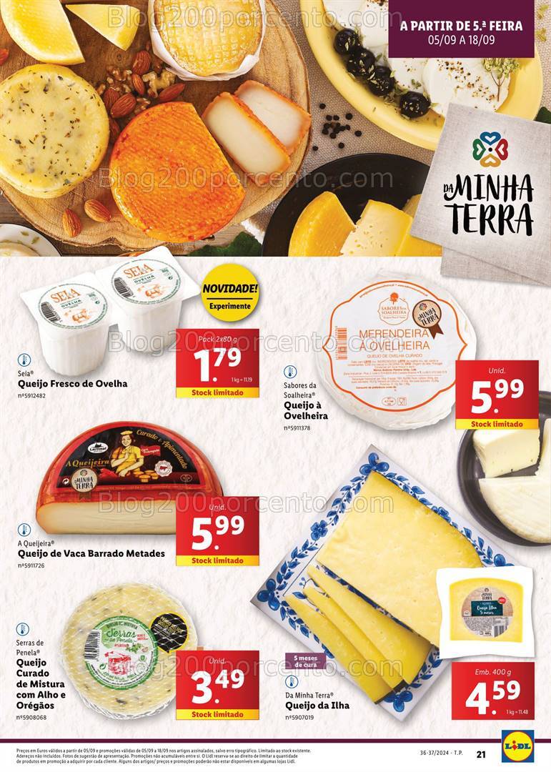 Antevisão Folheto LIDL Extra Promoções de 5 a 18 setembro