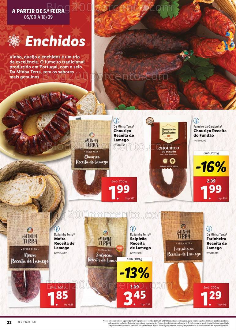 Antevisão Folheto LIDL Extra Promoções de 5 a 18 setembro