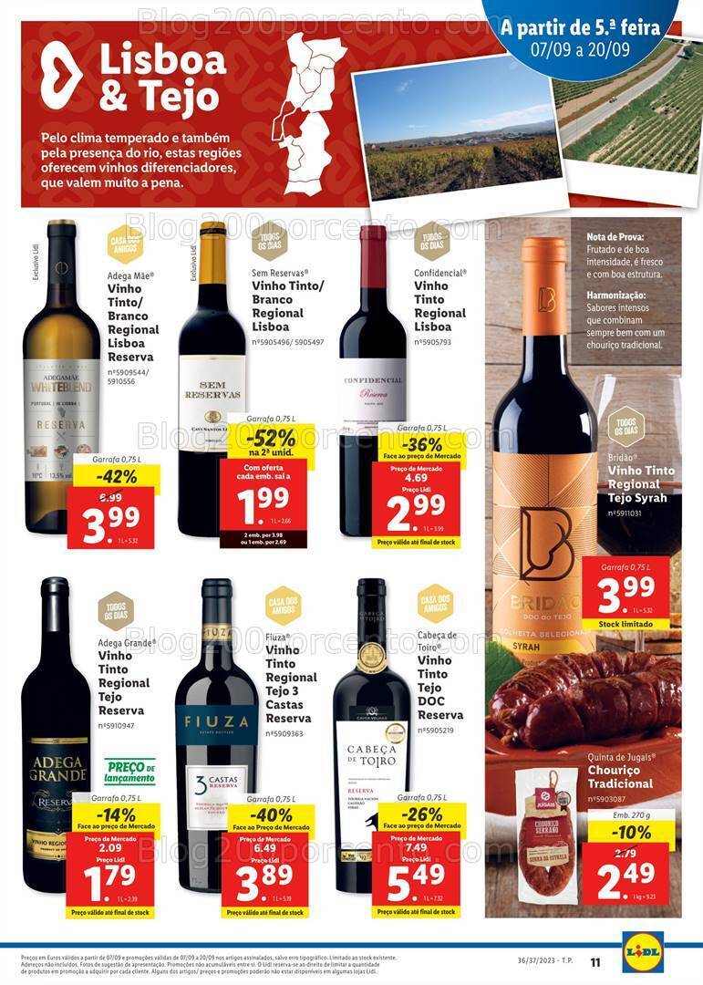 Antevisão Folheto LIDL Feira QEV Promoções de 7 a 20 setembro