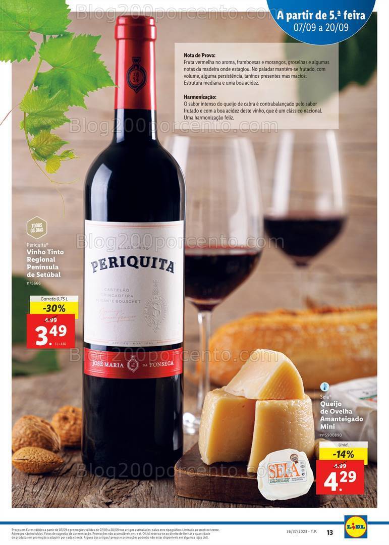 Antevisão Folheto LIDL Feira QEV Promoções de 7 a 20 setembro