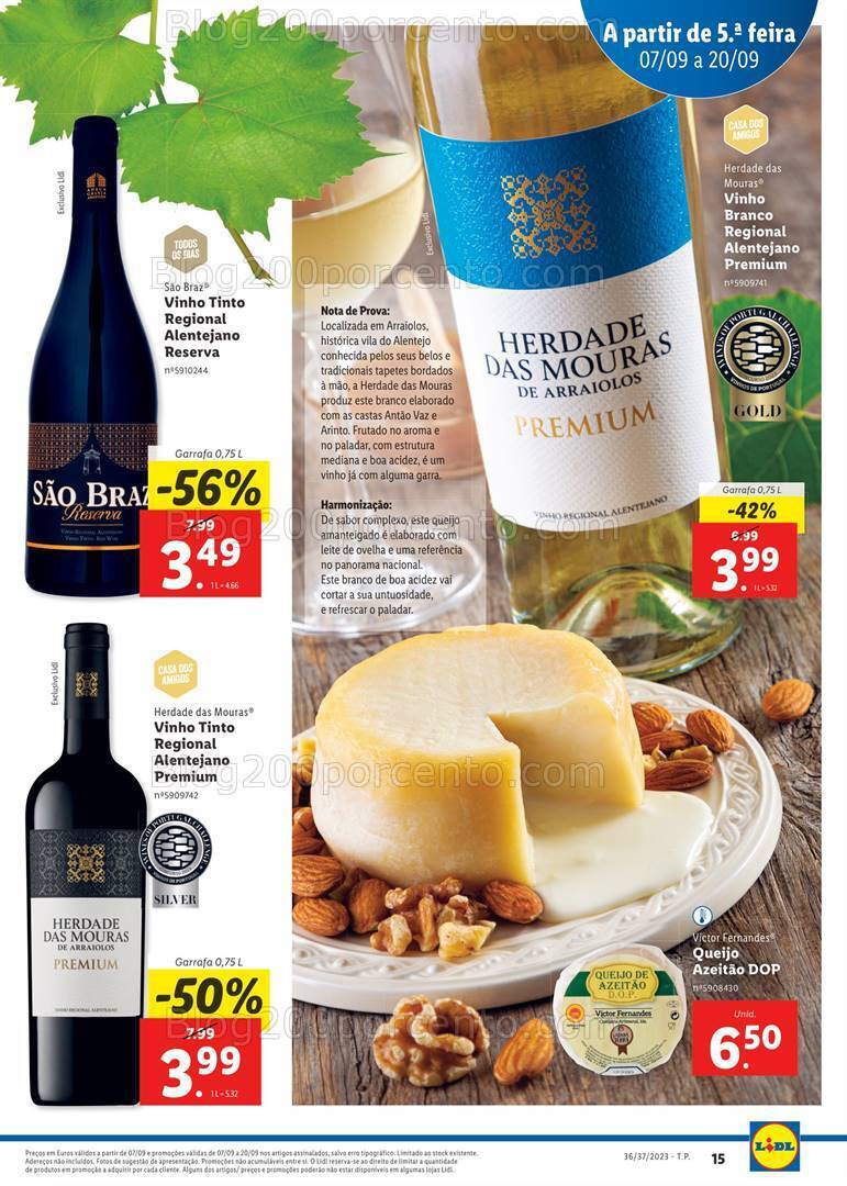 Antevisão Folheto LIDL Feira QEV Promoções de 7 a 20 setembro
