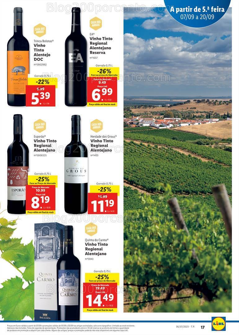 Antevisão Folheto LIDL Feira QEV Promoções de 7 a 20 setembro