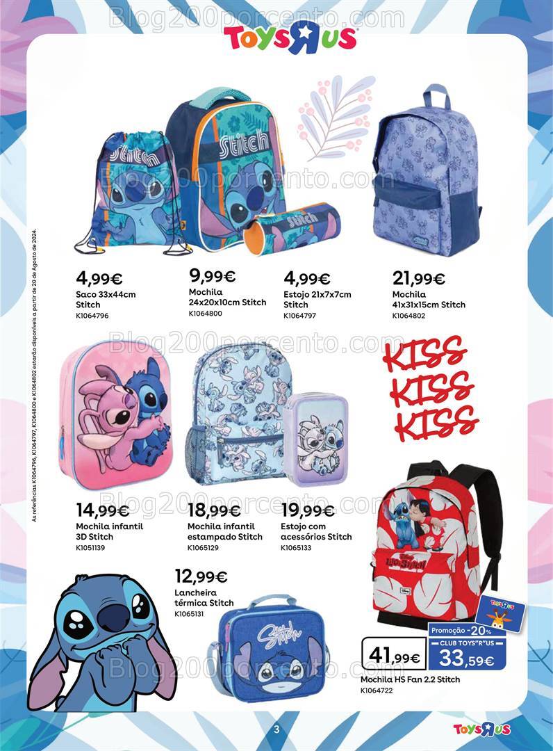 Antevisão Folheto TOYSRUS Regresso à Escola - 8 agosto a 8 setembro