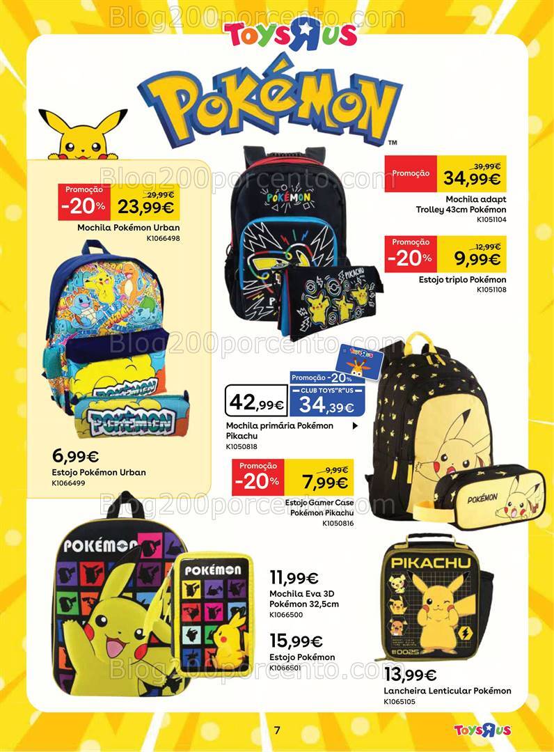 Antevisão Folheto TOYSRUS Regresso à Escola - 8 agosto a 8 setembro