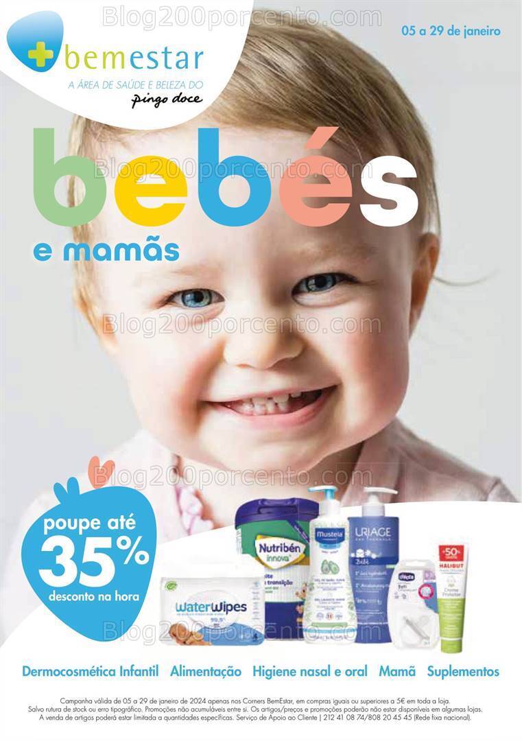 Antevisão Folheto PINGO DOCE Madeira Especial Bebé Promoções de 5 a 29 janeiro