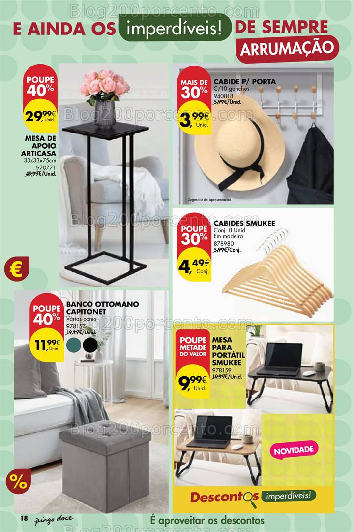 Antevisão Folheto PINGO DOCE Bazar Promoções de 3 a 13 janeiro