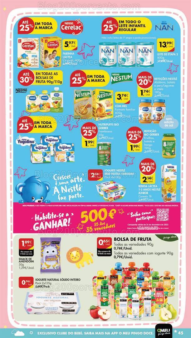 Antevisão Folheto PINGO DOCE Lojas Grandes Promoções de 5 a 8 janeiro