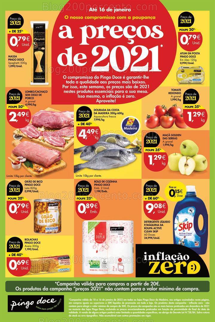 Antevisão Folheto PINGO DOCE Madeira Promoções Fim de Semana - 13 a 16 janeiro