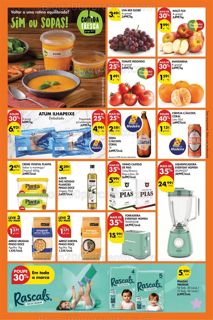 Antevisão Folheto PINGO DOCE Madeira Promoções Fim de Semana - 10 a 13 janeiro