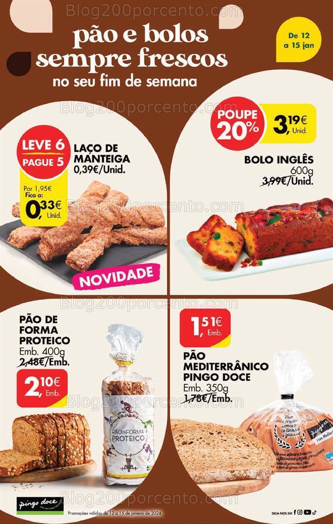 Antevisão Folheto PINGO DOCE Promoções Fim de Semana - 12 a 15 janeiro