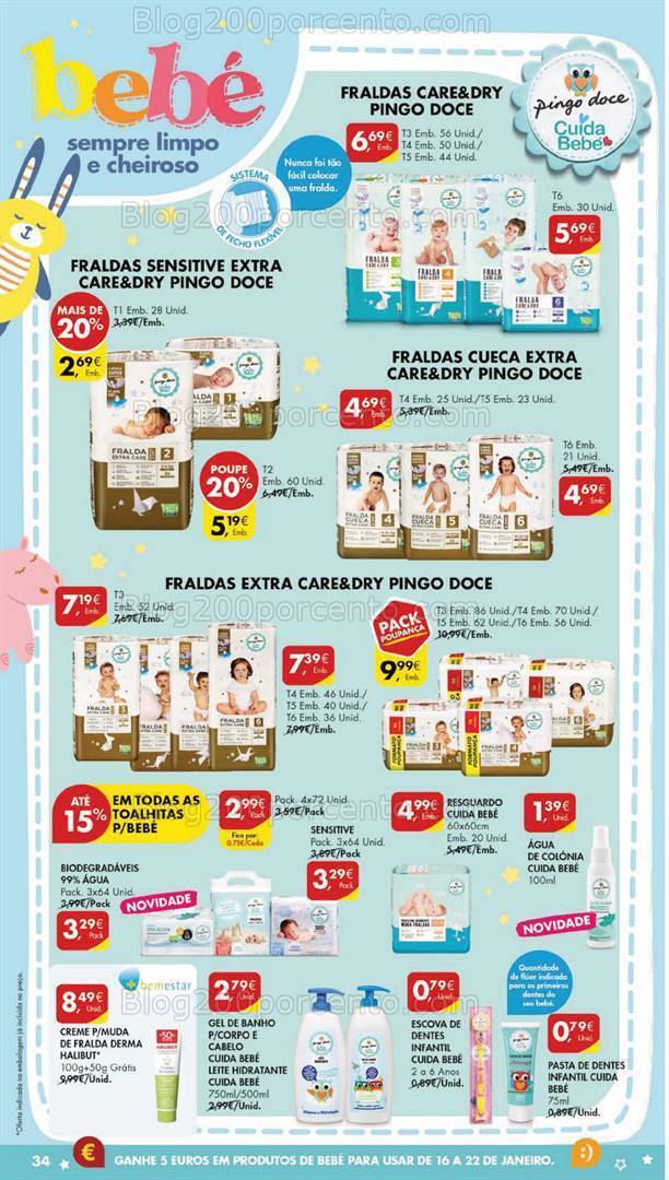 Antevisão Folheto PINGO DOCE Lojas Grandes Promoções de 9 a 15 janeiro
