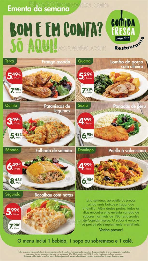 Antevisão Folheto PINGO DOCE Lojas Pequenas Promoções de 9 a 15 janeiro