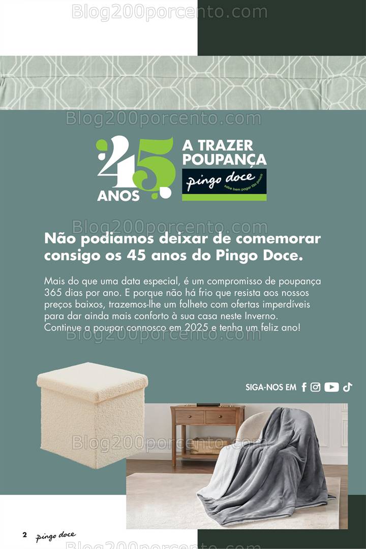 Antevisão Folheto PINGO DOCE Bazar Inverno Promoções de 14 janeiro a 3 fevereiro