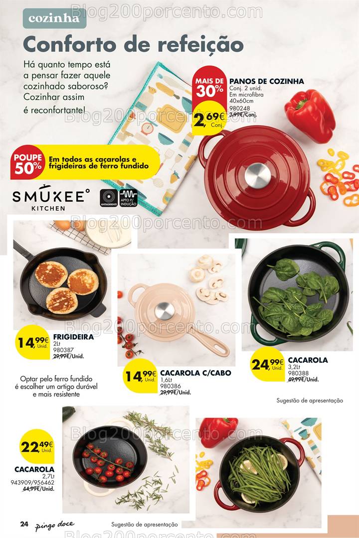 Antevisão Folheto PINGO DOCE Extra Cozinha Promoções até 3 fevereiro