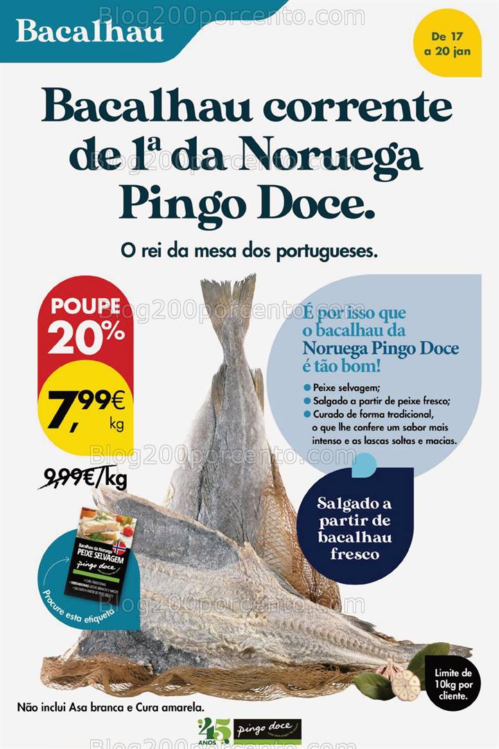 Antevisão Folheto PINGO DOCE Promoções Fim de Semana - 18 e 19 janeiro