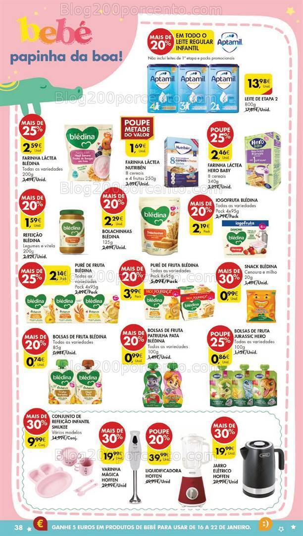 Antevisão Folheto PINGO DOCE Lojas Grandes Promoções de 16 a 22 janeiro