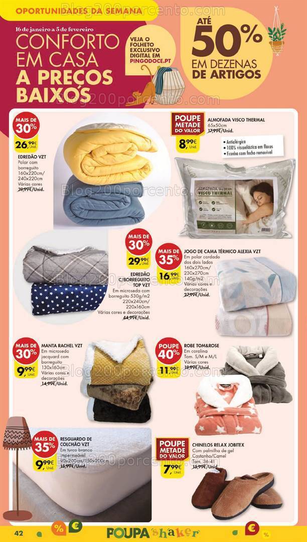 Antevisão Folheto PINGO DOCE Lojas Grandes Promoções de 16 a 22 janeiro